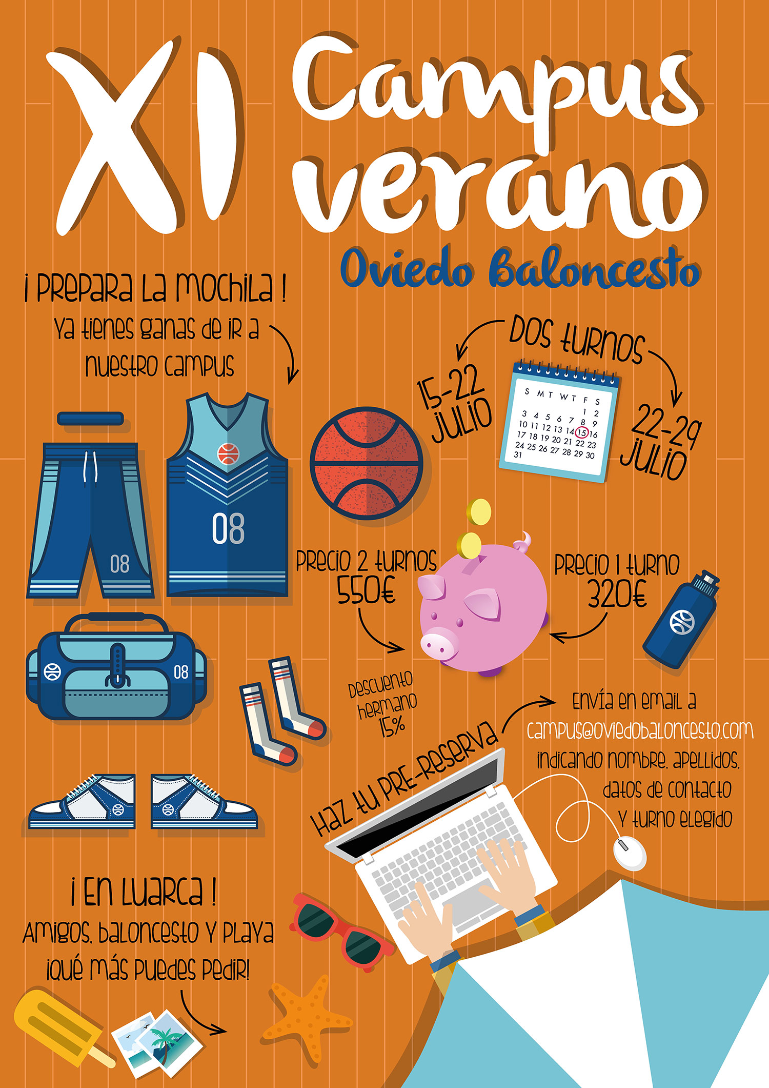 Campus Verano Oviedo Baloncesto 2016